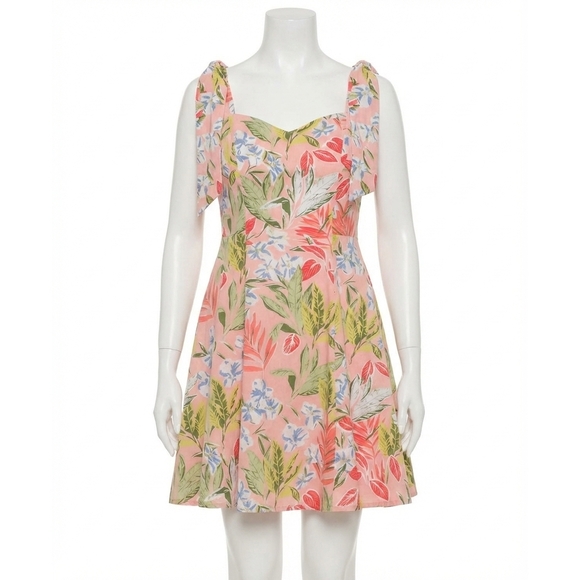 ENTRO Dresses & Skirts - NEW ENTRO mai tai tropical sweetheart dress in multi